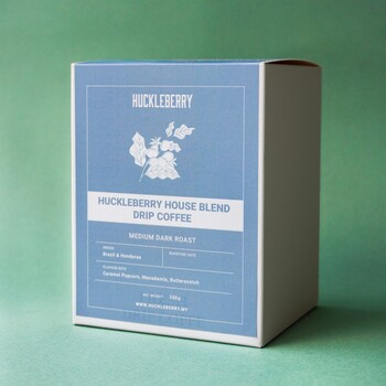 Huckleberry House Blend Drip Coffee (10 Sachets)